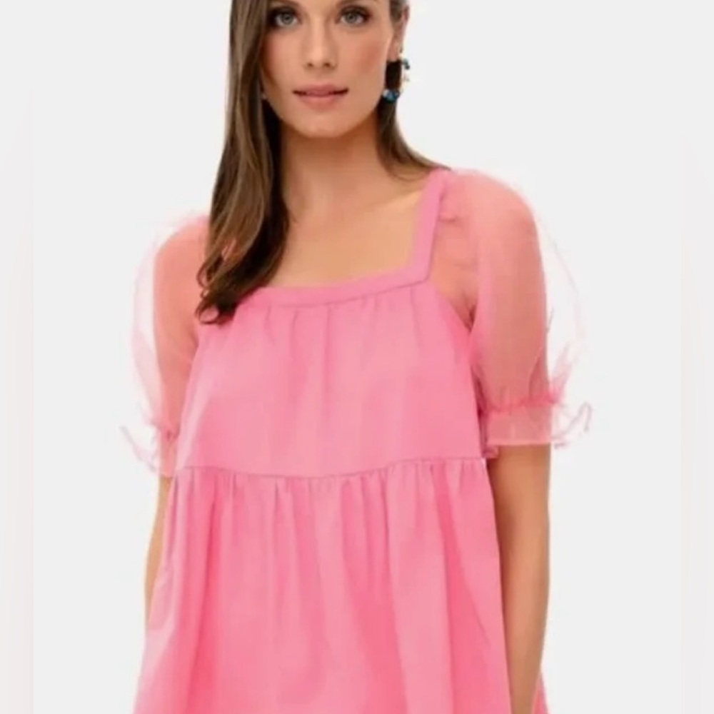 Pomander Place for Tuckernuck Sheet Puff Shoulder Blouse - Sz Med
